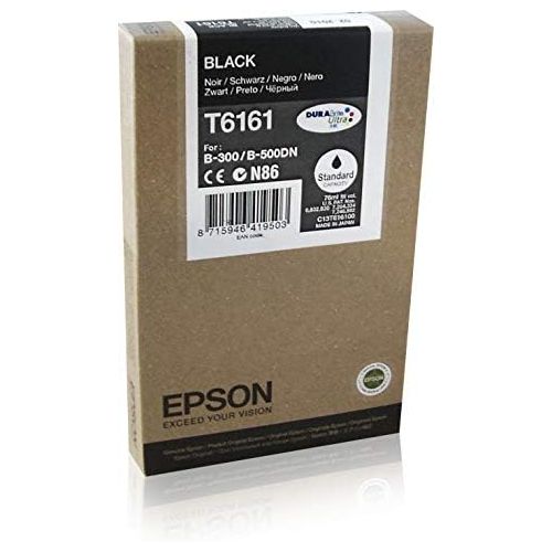 엡손 Epson Black Ink Cartridge, 3000 Yield (C13T616100)