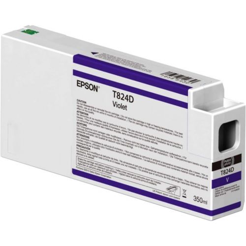 엡손 Epson T824D00 UltraChrome HDX Violet Ink Cartridge (350ml)