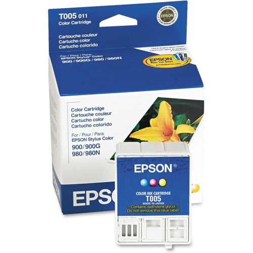엡손 Epson T005011 Tri-Color OEM Inkjet Cartridges