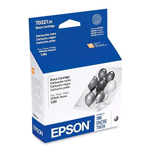 엡손 Epson T032120 Black - original - ink cartridge - for Stylus C70, C70 Plus, C80, C80N, C80WN, C82, C82N, C82WN, CX5100, CX5200, CX5300, CX5400