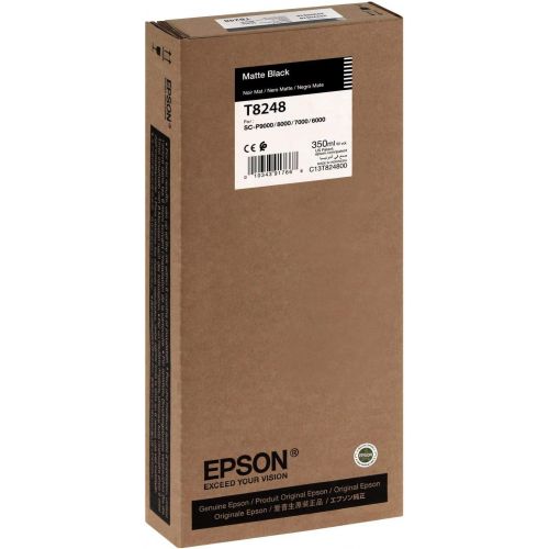 엡손 Epson UltraChrome HD Ink Cartridge - 350ml Matte Black (T824800)