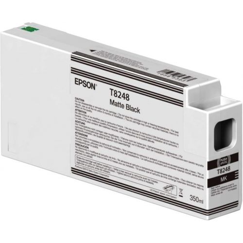 엡손 Epson UltraChrome HD Ink Cartridge - 350ml Matte Black (T824800)