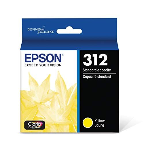 엡손 Epson T312 Claria Photo HD -Ink Standard Capacity Yellow -Cartridge (T312420-S) for select Epson Expression Photo Printers