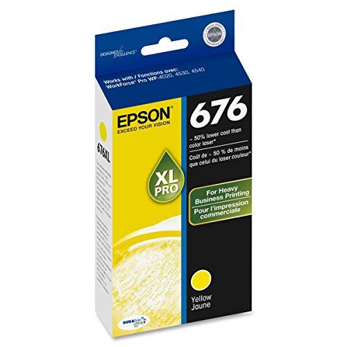 엡손 1 X Epson DURABrite Ultra 676XL Ink Cartridge - Yellow