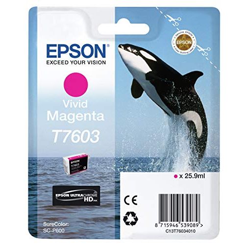 엡손 Epson T7603 Vivid Ink Cartridge - Magenta