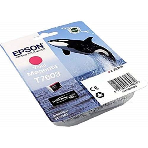 엡손 Epson T7603 Vivid Ink Cartridge - Magenta