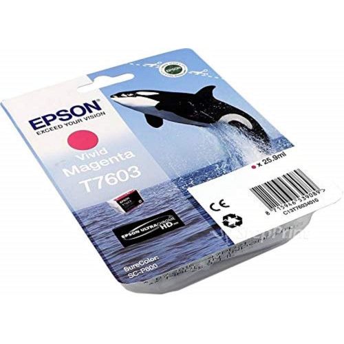 엡손 Epson T7603 Vivid Ink Cartridge - Magenta