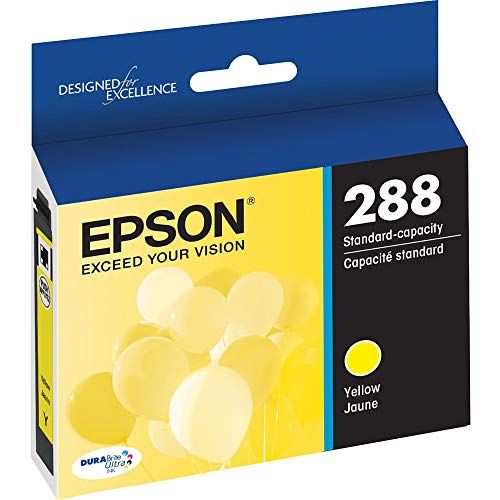엡손 Epson T288 DURABrite Ultra -Ink Standard Capacity Yellow -Cartridge (T288420-S) for select Epson Expression Printers