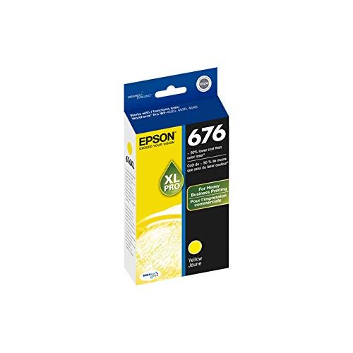 엡손 Epson 676 OEM Ink Cartridge: Yellow T676XL420