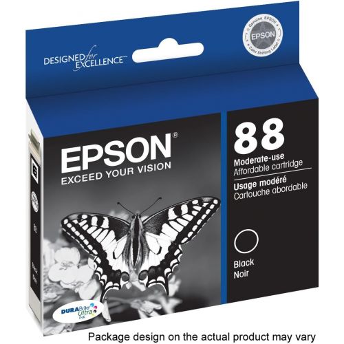 엡손 Epson T088120 DURABrite Ultra 88 Moderate-use -Inkjet -Cartridge -Black