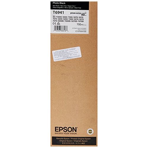 엡손 Epson Photo Black Ultra Chrome XD Ink Cartridge, 700 ml (T694100)