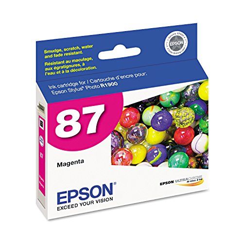 엡손 Epson Brand Stylus R1900 Standard Magenta Ultra Ink - T087320