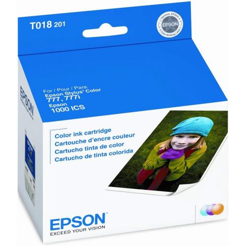 엡손 Genuine Epson T018 Tri-Color Ink Cartridge T018201