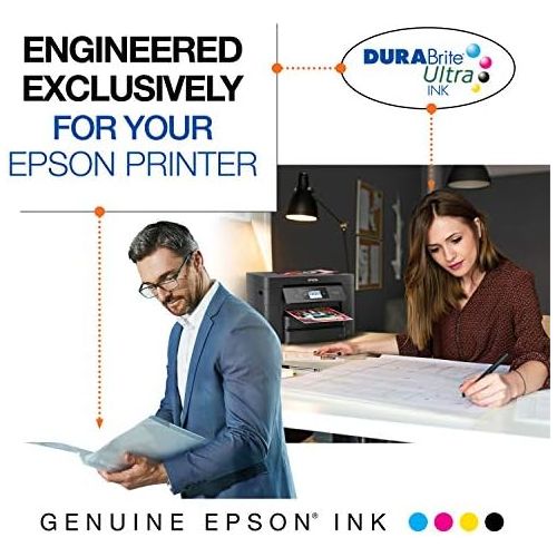 엡손 Epson T126 DURABrite Ultra Ink Standard Capacity Yellow Cartridge (T126420-S) for Select Epson Stylus and Workforce Printers