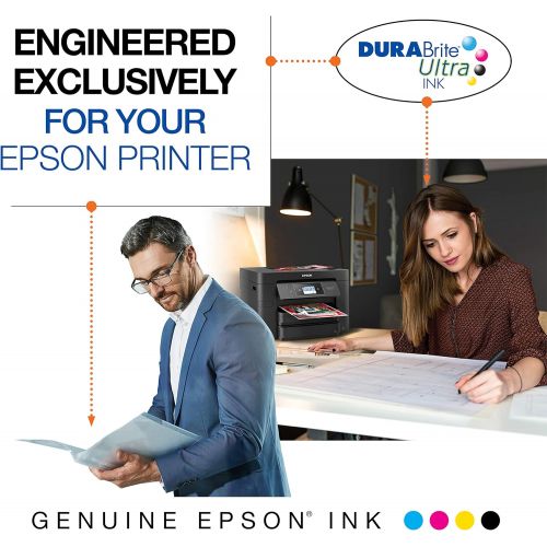 엡손 Epson T126 DURABrite Ultra Ink Standard Capacity Yellow Cartridge (T126420-S) for Select Epson Stylus and Workforce Printers