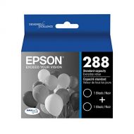 Epson T288 DURABrite Ultra -Ink Standard Capacity Black Dual -Cartridge Pack (T288120-D2) for select Epson Expression Printers