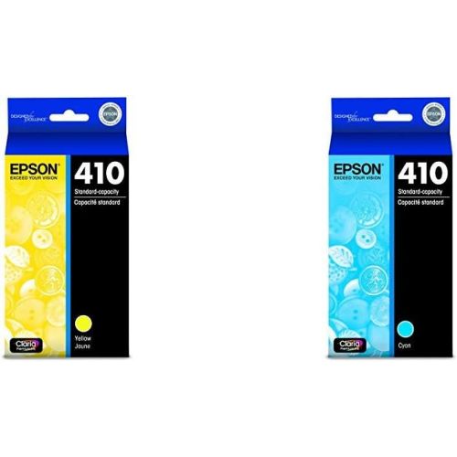 엡손 Epson T410420 Claria Premium Yellow -Ink & T410220 Claria Premium Cyan -Ink