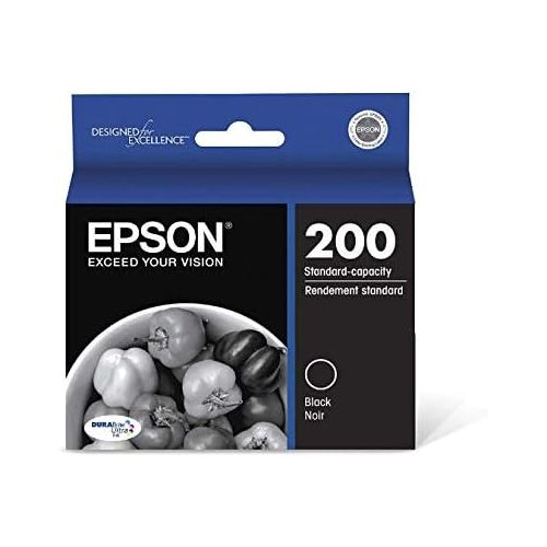 엡손 Epson 200, (T200120) DuraBrite Ultra Standard-Capacity Black Ink Cartridge