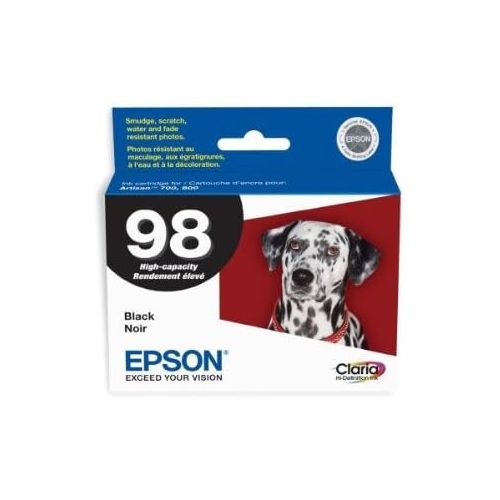 엡손 Epson Artisan 837 Black Ink Cartridge (OEM) 545 Pages