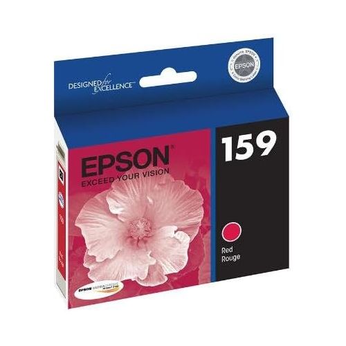 엡손 Epson T159720 OEM Ink - (159) Stylus Photo R2000 UltraChrome Hi-Gloss 2 Photo Red Ink Cartridge OEM