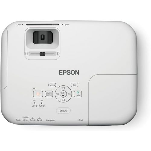 엡손 Epson VS220 SVGA 2700 lumens color brightness, 2700 lumens white brightness, HDMI, 3LCD Projector