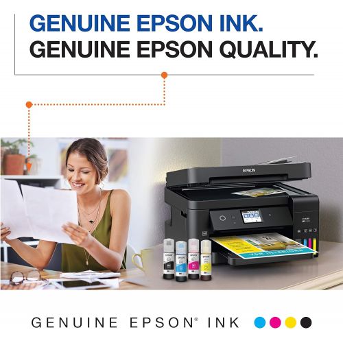 엡손 Epson T522 EcoTank Ink Ultra-high Capacity Bottle Cyan (T522220-S) for Select Epson EcoTank Printers