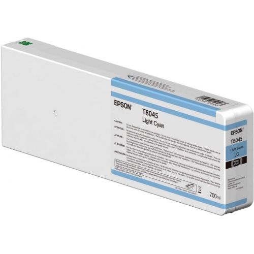 엡손 Epson UltraChrome HD Light Cyan 700mL Ink Cartridge for SureColor SC P6000/8000/7000/9000 Series Printers