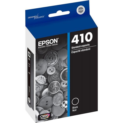 엡손 Epson 410 Ink Cartridge, Black & T410320-S Claria Premium Magenta Ink