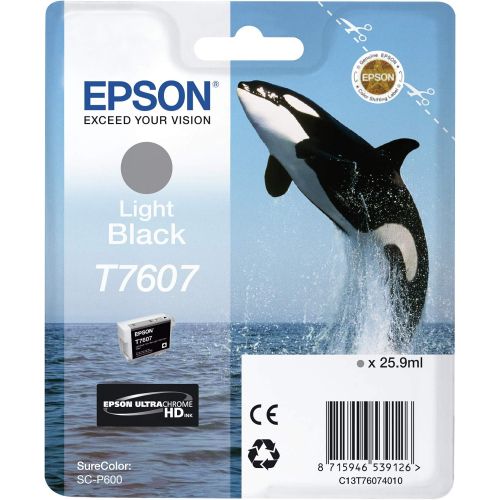 엡손 Epson C13T76074010 T7607 Ink Cartridge - Light Black