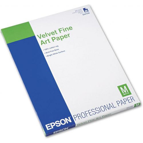 엡손 Epson Epson Velvet Fine Art Paper 13 x 19 - 20 Sheets