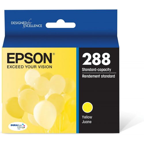 엡손 Epson T288420-S DURABrite Ultra Yellow Standard Capacity -Cartridge -Ink & T288120-S DURABrite Ultra Black Standard Capacity -Cartridge -Ink