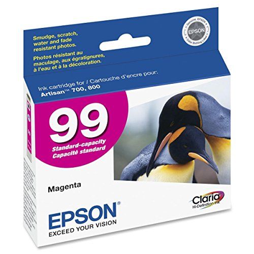 엡손 Epson 99 T099320 Magenta Hi-Definition OEM Genuine Inkjet/Ink Cartridge - Retail