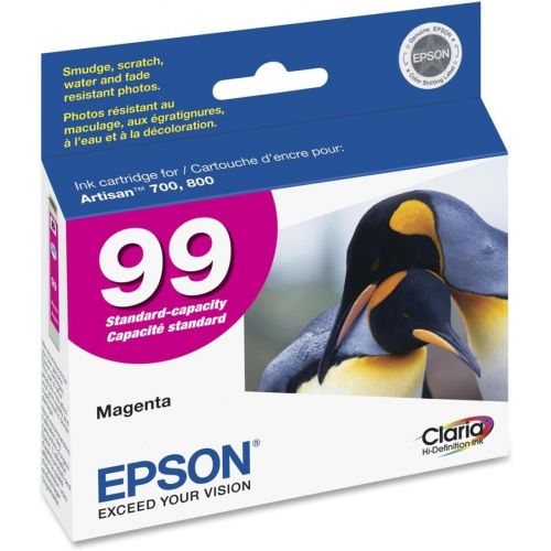 엡손 Epson 99 T099320 Magenta Hi-Definition OEM Genuine Inkjet/Ink Cartridge - Retail