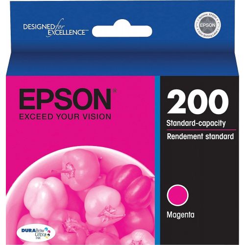 엡손 Epson T200320 OEM Ink - (200) Home XP-400 200 Workforce WF-2530 WF-2540 DURABrite Ultra Magenta Ink OEM