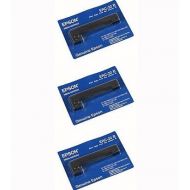 Genuine Epson 3-Pack Black Ribbon Cartridge For: M-180, M-181, M-183, M-185 ERC-22B (E65103)