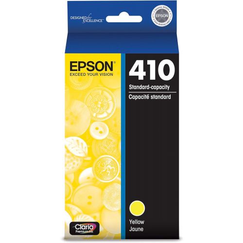 엡손 Epson 410 Ink Cartridge, Black & T410420 Claria Premium Yellow Ink