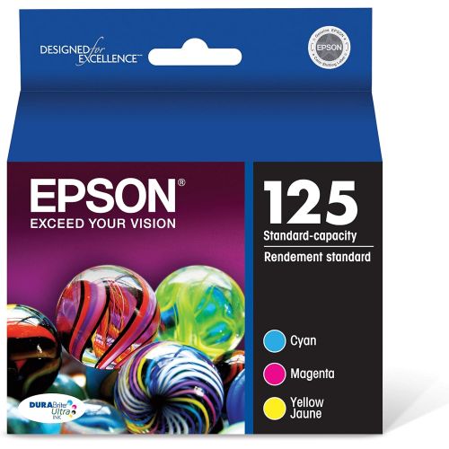 엡손 Epson T125520 DURABrite Ultra Color Combo Pack Standard Capacity Cartridge Ink