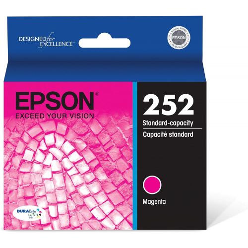 엡손 Epson T252220 DURABrite Ultra Cyan Standard Capacity -Cartridge -Ink & T252320 DURABrite Ultra Magenta Standard Capacity -Cartridge -Ink