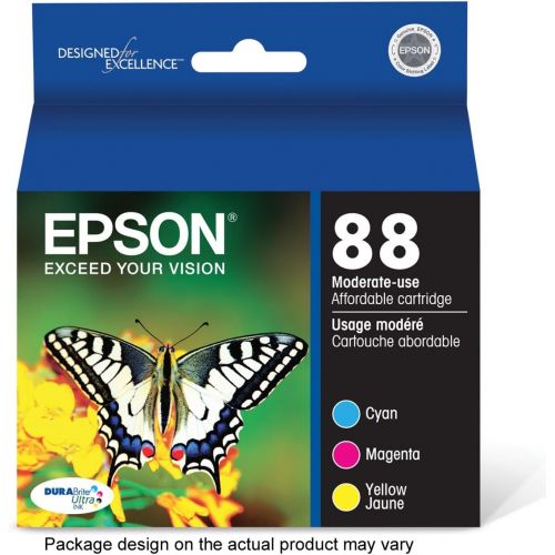 엡손 Epson T088 DURABrite Ultra -Ink Standard Capacity Color Combo Pack (T088520-S) for select Epson Stylus Printers