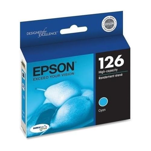 엡손 Epson NX330/430/Workforce 60/435/520/545/630/633/635/645/7010/840/845 DURABrite Ultra High Capacity Cyan Ink (470 Yield) Cyan Ink (470 Yield), Part Number T126220