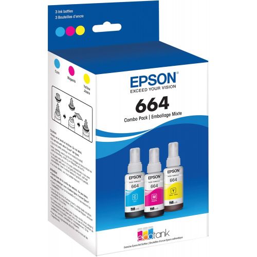 엡손 Epson T664520 EcoTank Color Combo -Ink Bottles