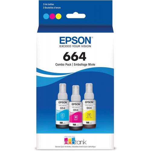 엡손 Epson T664520 EcoTank Color Combo -Ink Bottles