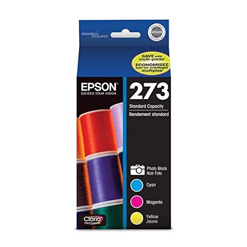 엡손 Epson Claria, Premium 273 Color Ink Cartridges (T273520-S), Pack of 4