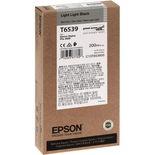 엡손 Epson UltraChrome HDR Ink Cartridge - 200ml Light Light Black (T653900)