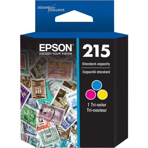 엡손 Epson T215 Standard-Capacity Black Ink Cartridge & Standard-Capacity Tri-Color Ink Cartridge