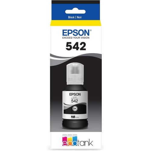 엡손 Epson T542 EcoTank Ink Ultra-high Capacity Bottle Black (T542120-S) for select Epson EcoTank Printers