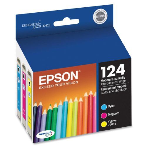 엡손 Epson T124520 INK, EPSON, MODERATE CAPACITY CMY