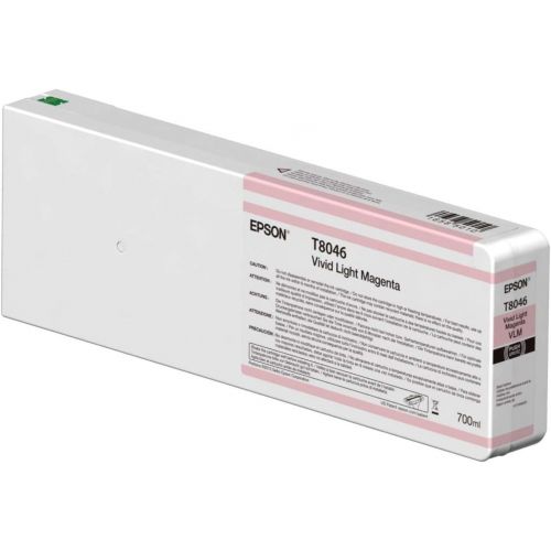 엡손 Epson UltraChrome HD Vivid Light Magenta 700mL Ink Cartridge for SureColor SC P6000/8000/7000/9000 Series Printers