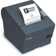 Epson TM-T88V Thermal Receipt Printer (Powered USB and USB) No Power Supply Dark Gray