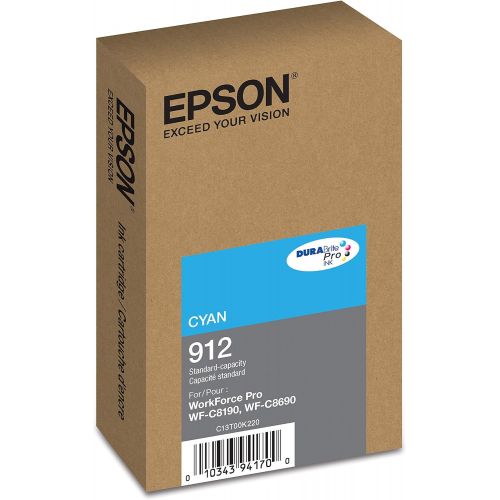엡손 Epson DURABrite Pro T912220 -Ink -Cartridge - Standard Capacity Cyan